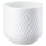 Hrnek malý 6 cm Blend White Relief Diagonal