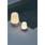 Nabíjecí LED lampička SPIRIT 25 cm Platinum Gray
