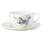 Podšálek na cappuccino / na čaj 14 cm Brillance Bone China Fleurs des Alpes