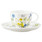 Podšálek na espresso 11 cm Brillance Bone China Fleurs des Alpes