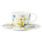 Podšálek na espresso 12 cm Brillance Bone China Fleurs des Alpes