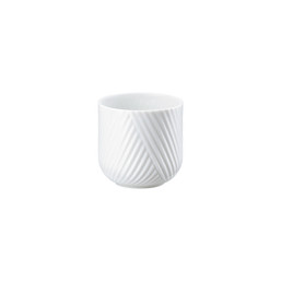 Hrnek malý 6 cm Blend White Relief Diagonal