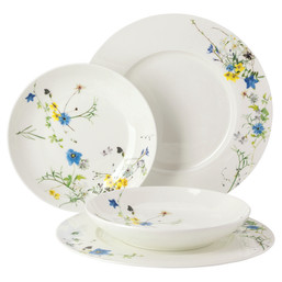 Jídelní sada 4 ks Brillance Bone China Fleurs des Alpes