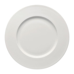 Jídelní talíř 28 cm s okrajem Brillance Bone China White