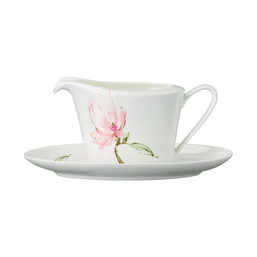 Omáčník s talířkem Jade Bone China Magnolie