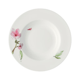Polévkový talíř 23 cm s okrajem Jade Bone China Magnolie