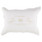 Povlečení na polštář Crown White - Gold 40 x 60 cm s lemem, hotelový uzávěr