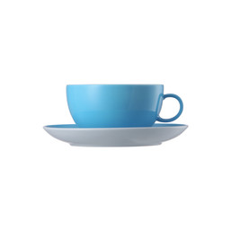 Šálek na cappuccino s podšálkem Sunny Day Waterblue