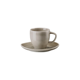 Šálek na espresso s podšálkem Junto Pearl Grey