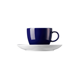 Šálek na kávu s podšálkem Sunny Day Cobalt Blue