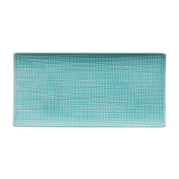Servírovací talíř 26 x 13 cm Mesh Colours Aqua