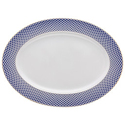 Servírovací talíř 40 x 29,5 cm Francis Carreau Bleu