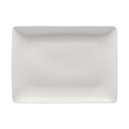 Servírovací talíř hranatý 25 x 19 cm Jade Bone China White