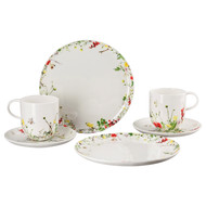 Snídaňová sada s hrnky 6 ks Brillance Bone China Fleurs Sauvages