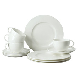 Snídaňová sada 12 ks Brillance Bone China White