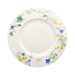 Snídaňový talíř 23 cm s okrajem Brillance Bone China Fleurs des Alpes