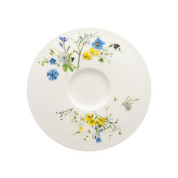 Talířek k misce na polévku 18,5 cm Brillance Bone China Fleurs des Alpes