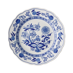 Jídelní talíř 25 cm s okrajem Blue Onion