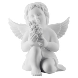 Figurka andělíčka s kyticí