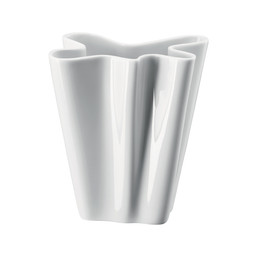Váza Flux 14 cm bílá