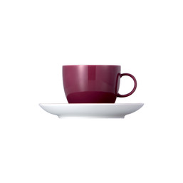 Šálek na kávu s podšálkem Sunny Day Fuchsia