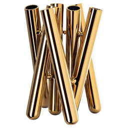 Váza Seven Contour 21 cm zlatá