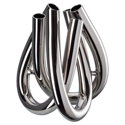 Váza Triu 22 cm stříbrná