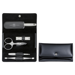 Manikúra 5 ks černá s kleštičkami TWINOX