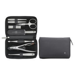 Manikúra 8 ks černá na zip TWINOX