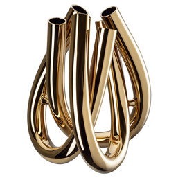 Váza Triu 22 cm zlatá