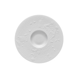 Podšálek na čaj 16 cm Magic Flute White