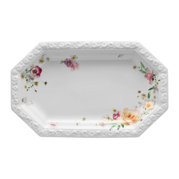 Servírovací talíř 28 x 17 cm Maria Pink Rose