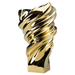 Váza Squall 32 cm pozlacená