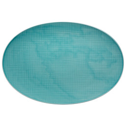 Servírovací talíř 42 x 29 cm Mesh Colours Aqua