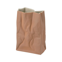 Váza Bag 18 cm hnědá