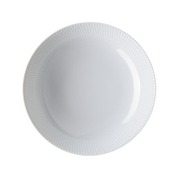 Talíř 22 cm hluboký Blend White Relief Crossbred