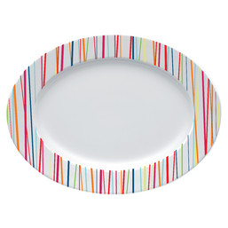Servírovací talíř 33 cm Sunny Day Sunny Stripes
