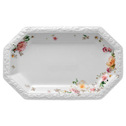 Servírovací talíř 33 x 20 cm Maria Pink Rose