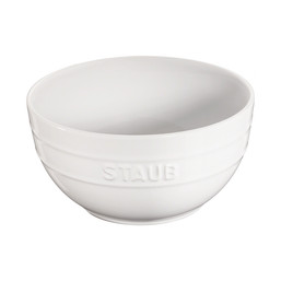 Keramická miska bílá Ø 17 cm