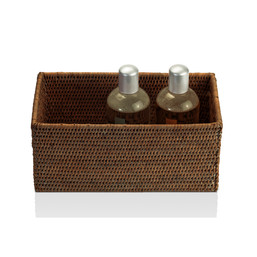 Multifunkční ratanový box bez víka BASKET UTB tmavý